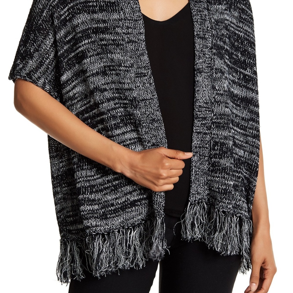Joie Sona Linen Blend Fringe Hem Cardigan